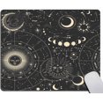 thumbnail image 1 of Astrology Moon Sun Mouse Pad, Comfortable Mouse Pads with Non-Slip Rubber Base, Washable Mousepads Bulk with Lycra Cloth, Mouse Pads for Computers Laptop Mouse 7.9 x 9.5 x 0.12 inch, 1 of 4