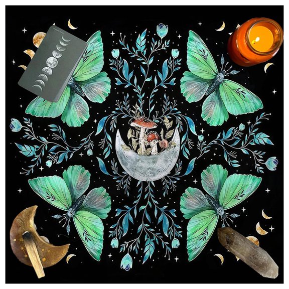 Astrology Tarots Table Cloth Metaphysical Board Game Mat Pendulum Divinations Tablecloth Board Game Card Pad