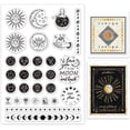 thumbnail image 1 of Astrology Vintage Clear Stamp Constellation Silicone Stamp Magic Potion Love Sentence Rubber Transparent Stamp Sun Celestial Stamp, 1 of 8
