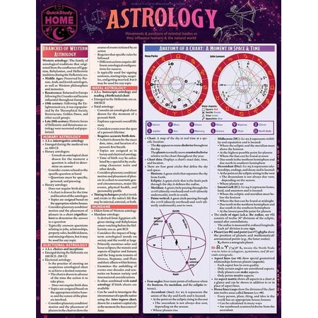 Astrology : a QuickStudy Laminated Reference Guide (Edition 1) (Other)