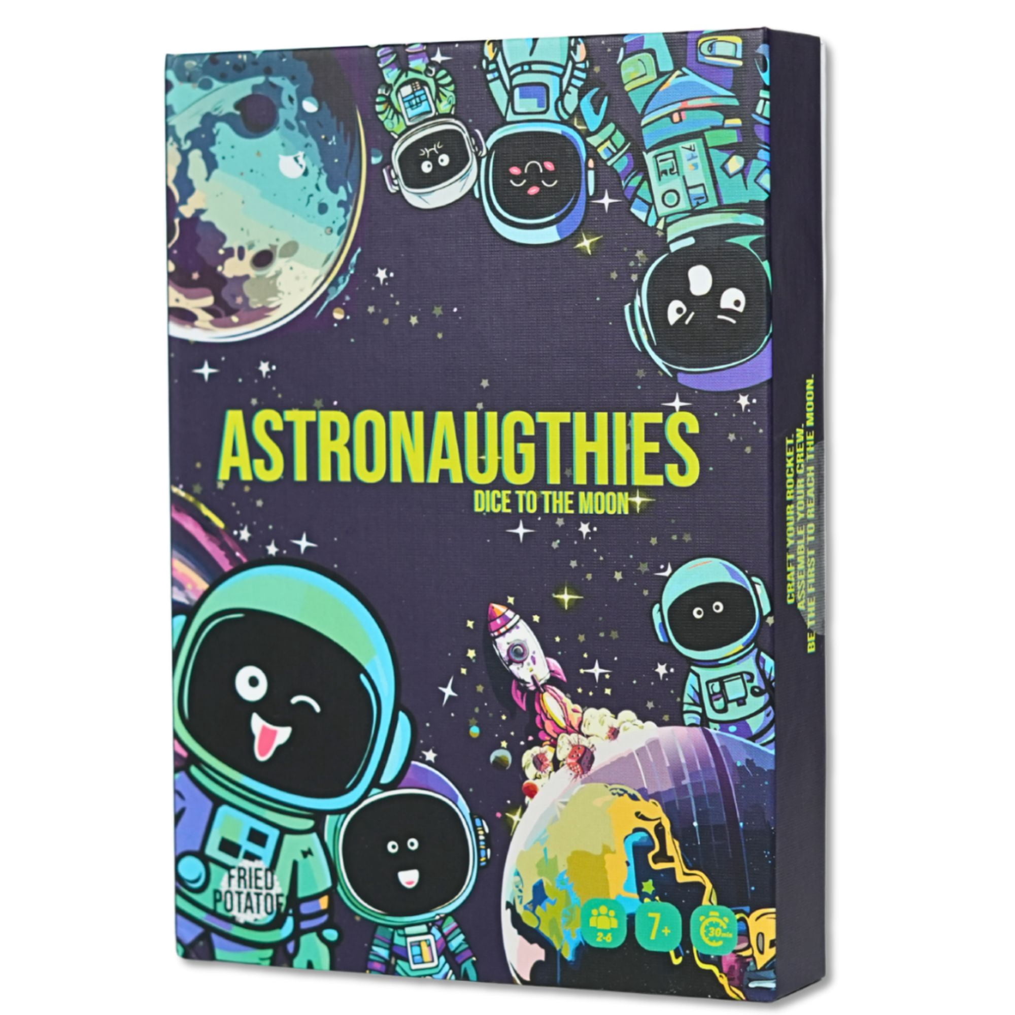 Astronaughties: Family Dice Game for Ages 7+, Exciting Space Adventure from Asmodee