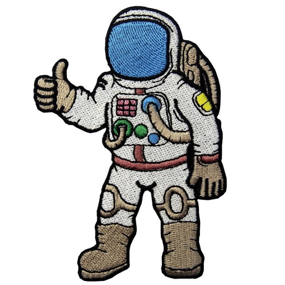 Astronaut A Journey To Space Embroidered Badge Iron On Sew On Patch