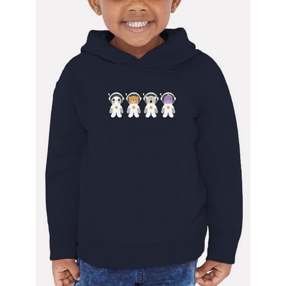 Astronaut Animals Hoodie Toddler -Image by Shutterstock,  4 Toddler