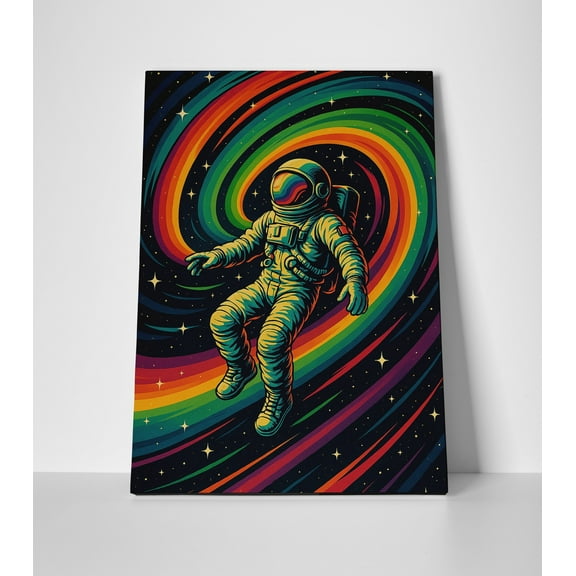 Astronaut Art Poster or Wrapped Canvas
