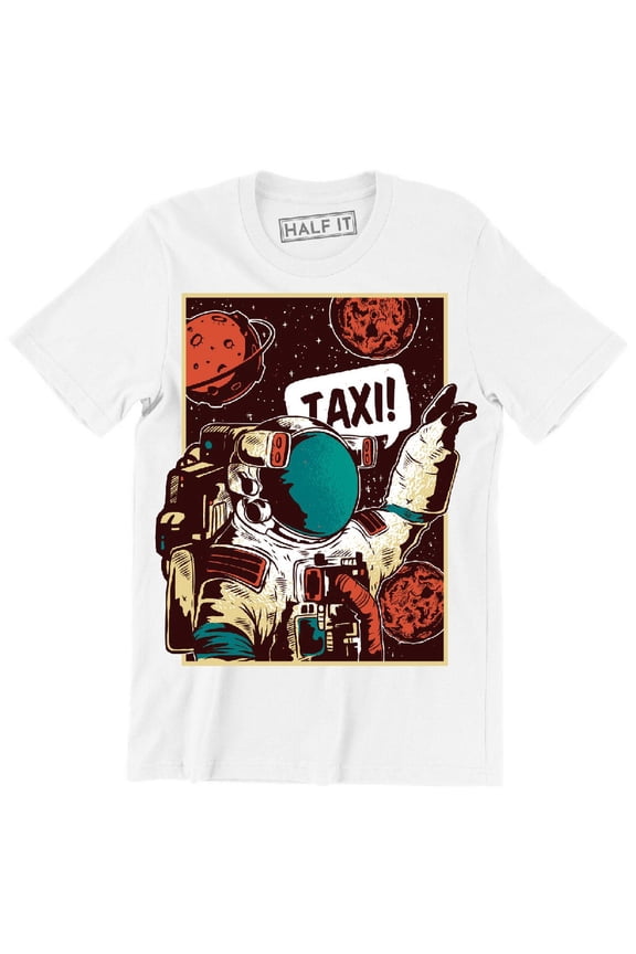 Astronaut Asking For A Ride In Space Funny Calling TAXI Men's T-Shirt