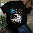 thumbnail image 1 of Astronaut Balloon Autism Space Autism Awareness Gift Tshirt, 1 of 2