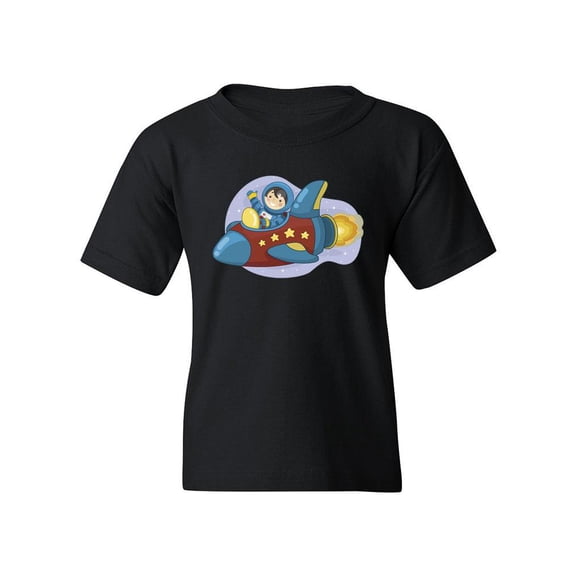 Astronaut Boy T-Shirt Juniors -Image by Shutterstock,  Small