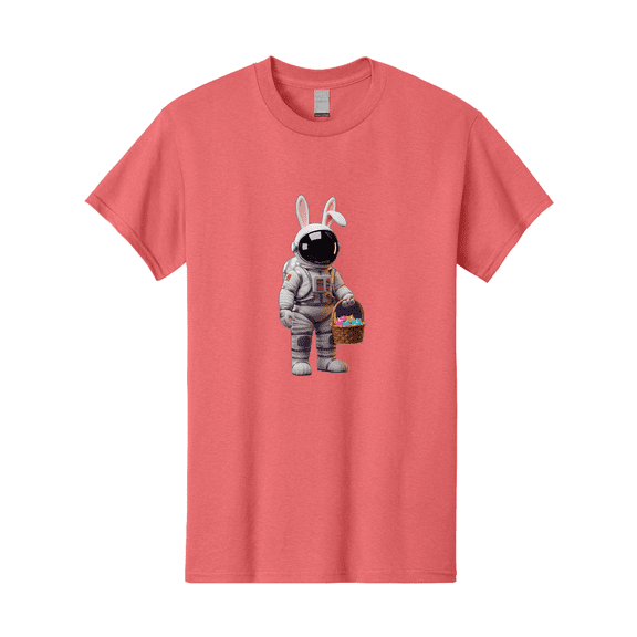 Astronaut-Bunny Mens Graphic Tee, 100% Cotton, Casual Summer Wear BAA143
