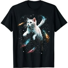 Cat in Space Astronaut Outer Galaxy Kitten Gifts Cat Space T Shirt Walmart