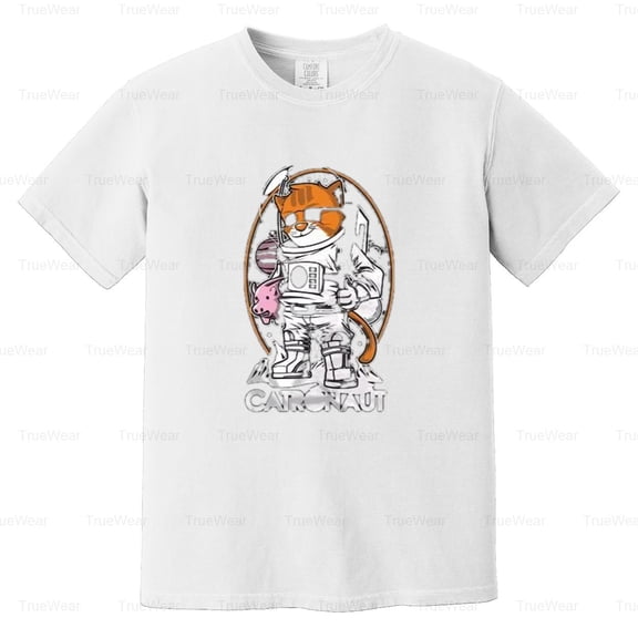 Astronaut, Catronaut, Cat, Space, Galaxy, Cool Gift, Feline, Universe Comfort Color T-Shirt Unisex, up to 4XL