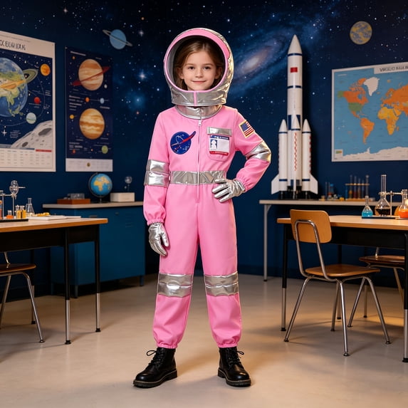 Astronaut Costume for kids Toddler Space Suit Birthday Party Role Play Dress Up Fall Outfits