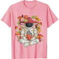 thumbnail image 1 of Astronaut Cottagecore frog Aesthetic Graphic Unisex T-Shirt for Men Women Kids Toddler,Light Pink Color,Size YL, 1 of 5