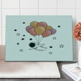thumbnail image 1 of Astronaut Cutting Board, Spaceman Floating in the Space with Balloons Happy Birthday Cosmic Celebration, Decorative Tempered Glass Cutting and Serving Board, Large Size, Multicolor, by Ambesonne, 1 of 5