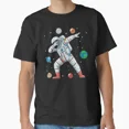thumbnail image 1 of Astronaut Dabbing in Space Cosmic Galaxy Adventure Tee T-Shirt, 1 of 2