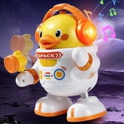 Astronaut Dancing Duck Toy for Kids | Electric Music, LED Lights & Interactive Waddling Gift