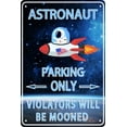 thumbnail image 1 of Astronaut Decor Outer Space Room Sign Galaxy Space Wall Decor For Boys Kids Room Decoration Space Themed Bedroom Decor Space Party Decorations 12 X 8 Inches, 1 of 4