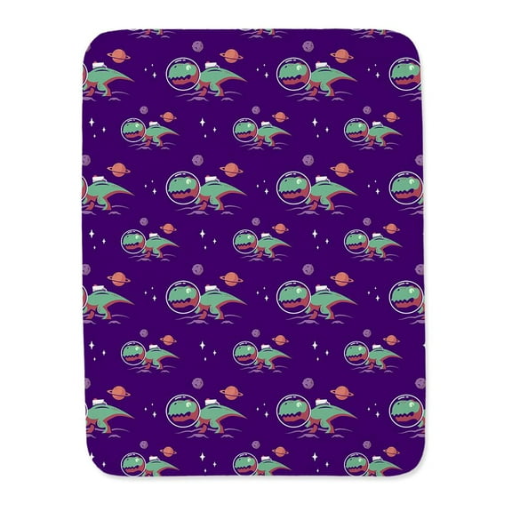 Astronaut Dinosaurs Pattern Blanket  -Image by Shutterstock,