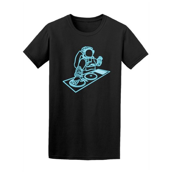 Astronaut Dj 
Electronic Music T-Shirt Men -Image by Shutterstock, Male XX-Large