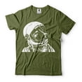 thumbnail image 1 of Astronaut Dog Shirt Space Dog T-Shirt Astronaut Laika Tee Shirt Dog Shirts Dog Owner Gift (Small Military Green), 1 of 6