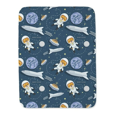 Astronaut Dogs Pattern Blanket -Image by Shutterstock,