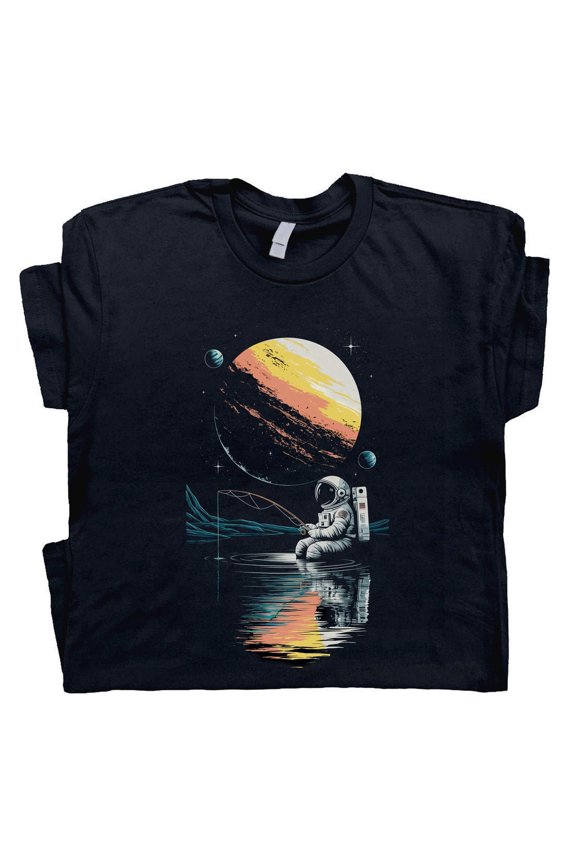 Astronaut Eclipse Shirt Nature Inspired Gifts for Astronomy Enthusiast Tee Solar Event Wat