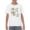 thumbnail image 1 of Astronaut Elephant Outer Space T-Shirt Juniors -Image by Shutterstock,  Small, 1 of 4
