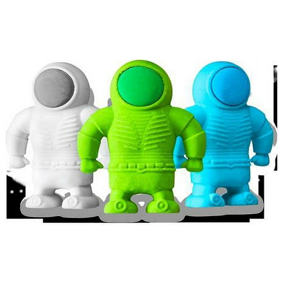 Astronaut Erasers - Set of 3