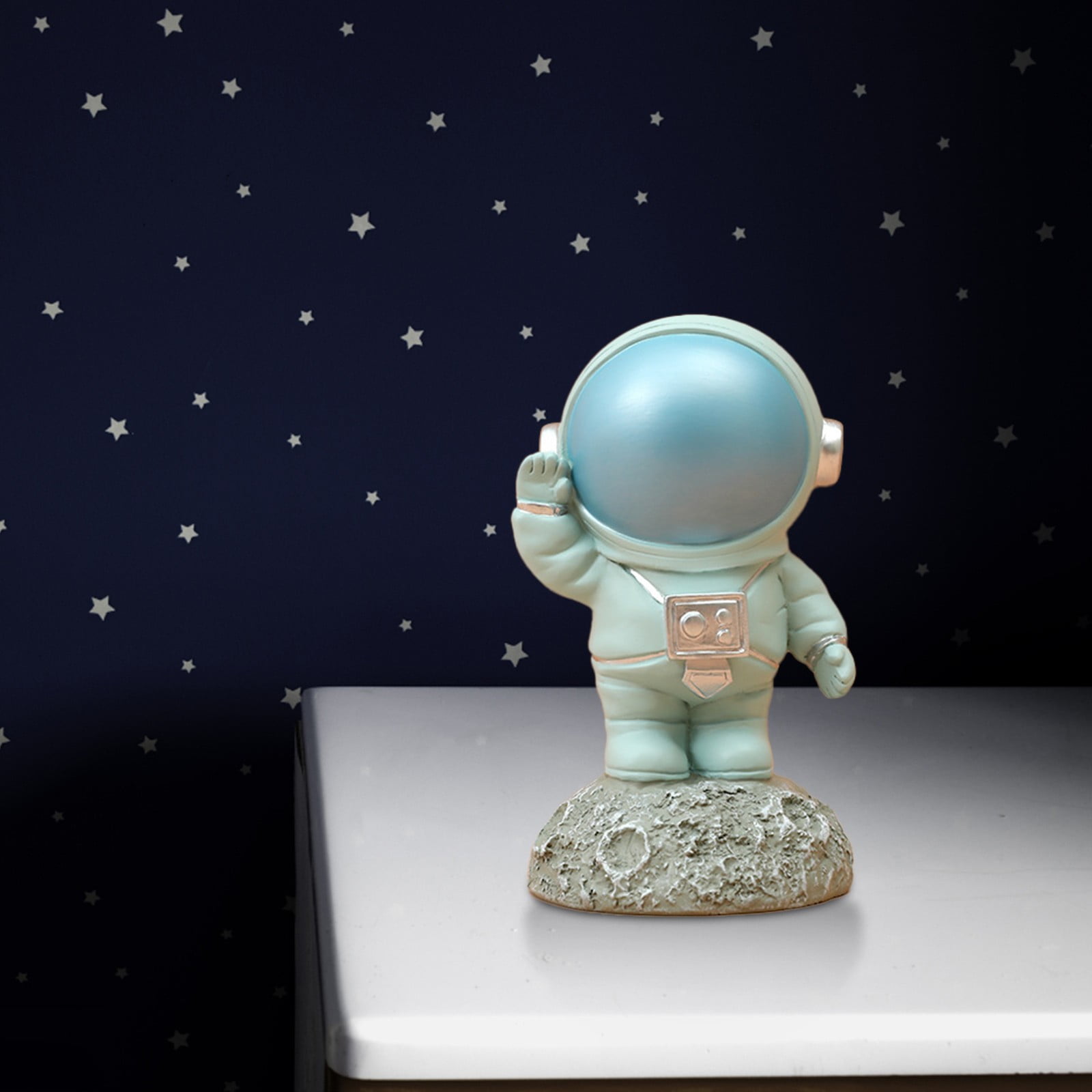 Astronaut Figurine Decor Polyresin Astronaut Statue Spaceman Figure ...