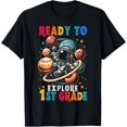 thumbnail image 1 of Astronaut First Day Of First Grade T Shirt Size S-5XL, 1 of 5