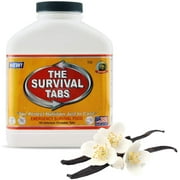 Astronaut Food MRE Food Ration Meals Ready to eat Emergency Survival Tabs Thuc Pham Chuc Nang The Survival Tabs for Disaster Preparedness - 180 Tablets 25 Years Shelf Life - Vanilla Malt Flavor