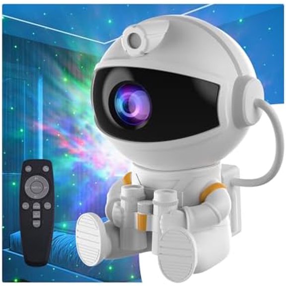 Astronaut Galaxy Night Light Projector for Bedroom - Star Lights Ceiling Projector with Remote Control & Timer, Upgrade LED Starry Lamp for Kids Boys Girls Room Decor, Unique Christmas Birthday Gifts