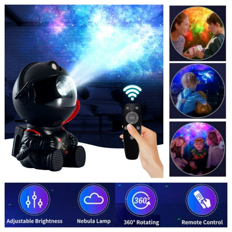 Lijerly Astronaut Starry Sky Projector with Remote Control LED