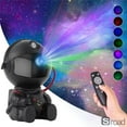 thumbnail image 1 of Astronaut Galaxy Projector Night Light, Starry Sky Nebula Projector With Remote Control, 360° Space Lighting For Bedroom, Home Theater, And Kids Room Decor,white star-black, 1 of 6