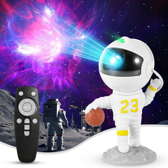 Astronaut Galaxy Projector - Star Projector, Star and Moon Galaxy Lights for Bedroom, Nebula Night Light 360Adjustable with Remote, Starry galaxy projector