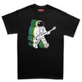 thumbnail image 1 of Astronaut Guitar T-shirt, Mens Guitar Lover Gift, Tee Top Astronaut T-shirt, Rockalicious Bassist Spaceman Shirt, 1 of 2
