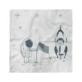 thumbnail image 1 of Astronaut Head Scarf, US Astronaut New Planet, Head Wrap, 3 Sizes, by Ambesonne, 1 of 2