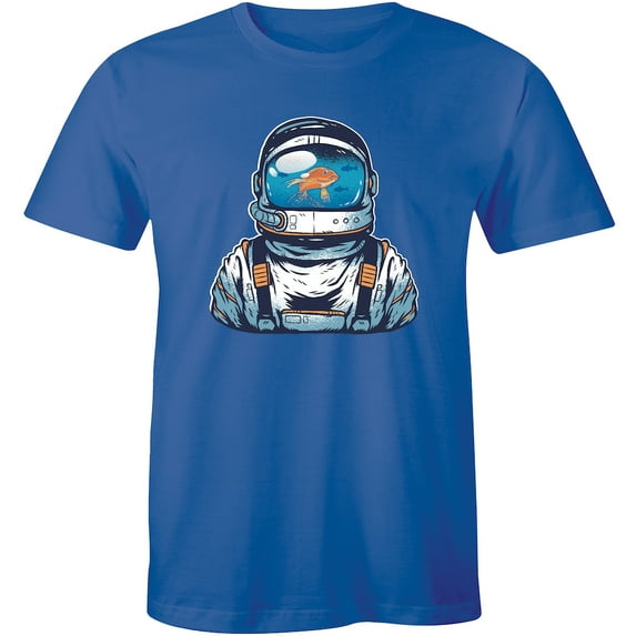 Astronaut Helmet Aquarium Fish Tank Clownfish Gift Space T-Shirt