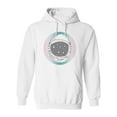 thumbnail image 1 of Astronaut Helmet Art Hoodie Men - Men Hoodie, White, 2XL, 1 of 4