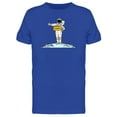 thumbnail image 1 of Astronaut Hitch Rides On Earth Tee Men's -Image by Shutterstock, 1 of 1