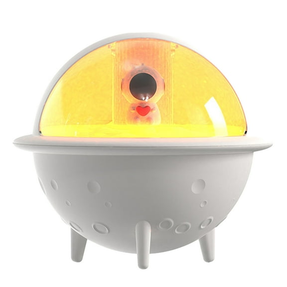 Astronaut Humidifier For Bedroom - Cute Mini USB Cool Mist Humidifier with 7 Color LED Lights, 250ml Capacity for Kids Room Home Office Desktop