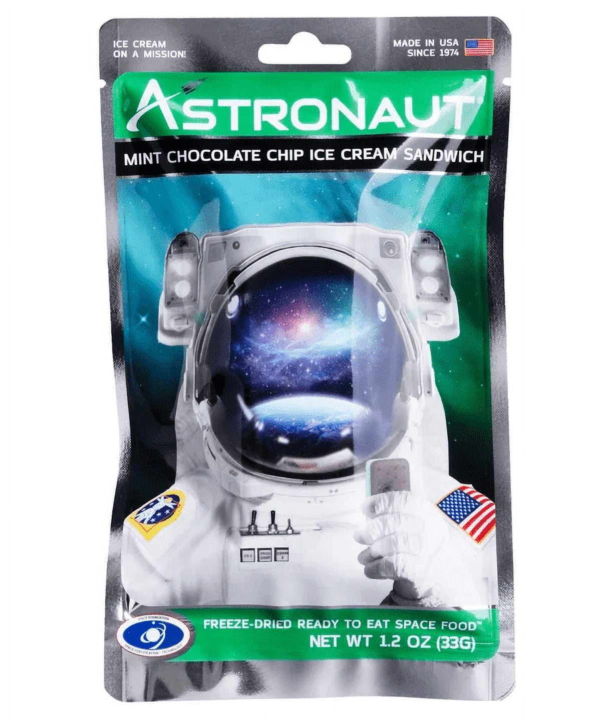 Astronaut Ice Cream- Freeze-dried ready-to-eat space desserts! {Mint Chocolate Chip}