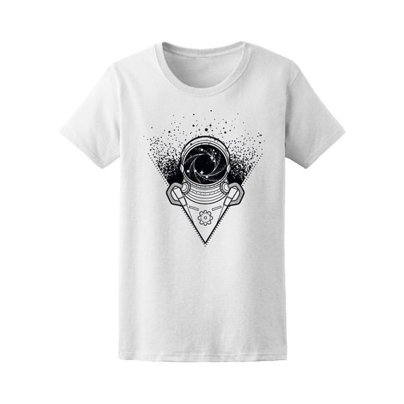 Astronaut In A Blackhole T-Shirt Women -Image by Shutterstock, Female Small