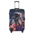 Astronaut In Cosmic Garden Luggage Cover Protector Suitcase Cover (No