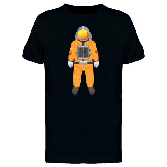 Astronaut In Yellow Suit T-Shirt Men -Image by Shutterstock, Male 3X-Large