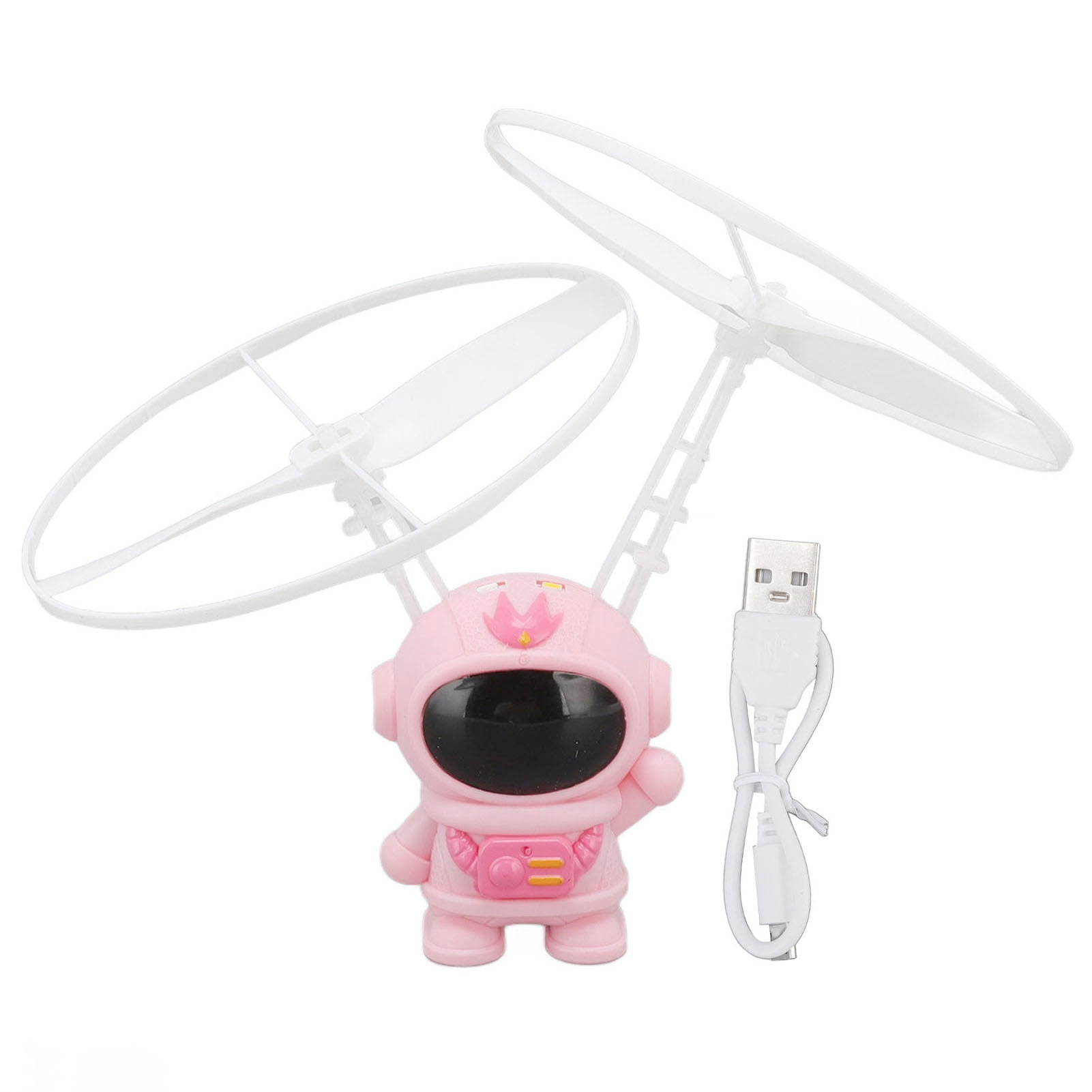 Astronaut Induction Flying Toy Safe Stable Plastic Intelligent Levitation Induction Helicopter