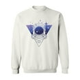 thumbnail image 1 of Astronaut Inside A Triangle Sweatshirt Men -Image by Shutterstock, Male 3X-Large, 1 of 4