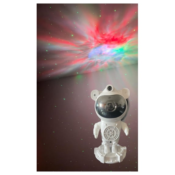 Astronaut LED Galaxy Projector Light up Speaker Space Projector Set up Time with control Room Decor Gift for Him Her Kids to all Holidays Anniversary Birthday