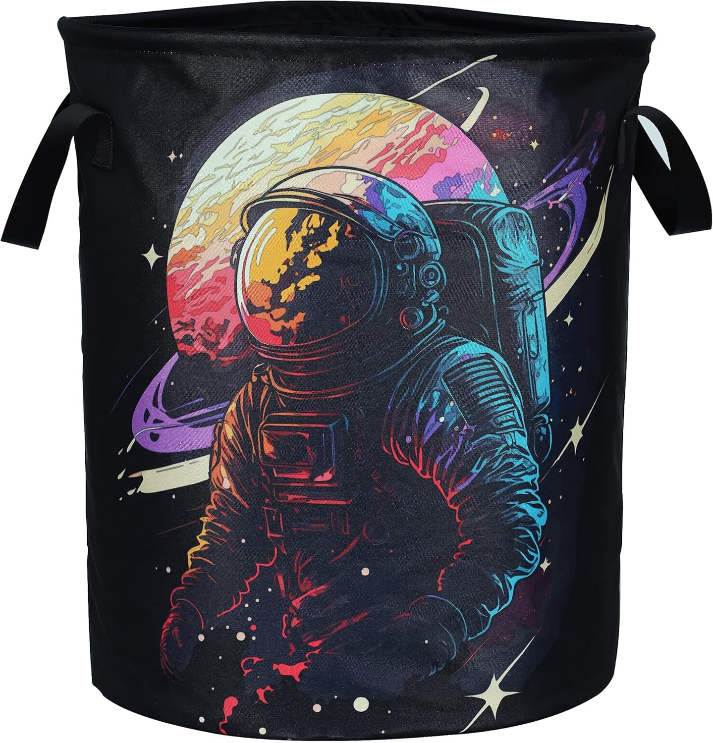 Picture Idea: Astronaut Laundry Basket Universe Planet Foldable Oxford Cloth Funny