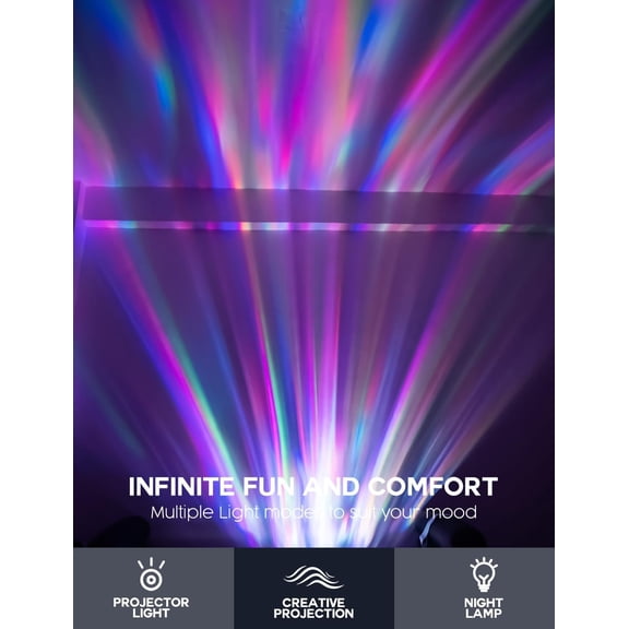 Astronaut Light Projector - Borealis & Northern Lights Projection for Kids & Adults - USB Powered Space Decor