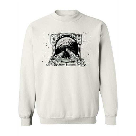 Astronaut Looking At A Vortex. Sweatshirt Women -Image by Shutterstock, Female 3X-Large